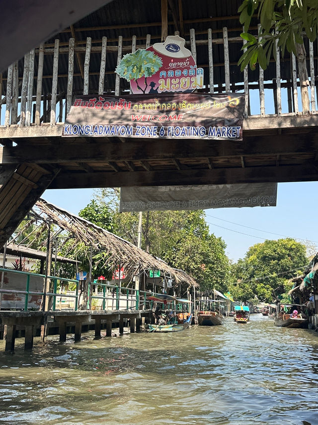 曼谷｜離市區最近的週末水上市場🛶昆凌同款打卡