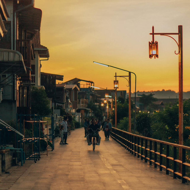 ปั่นจักรยานริมโขง ที่เชียงคานชิลๆ 🫶🏻🚲