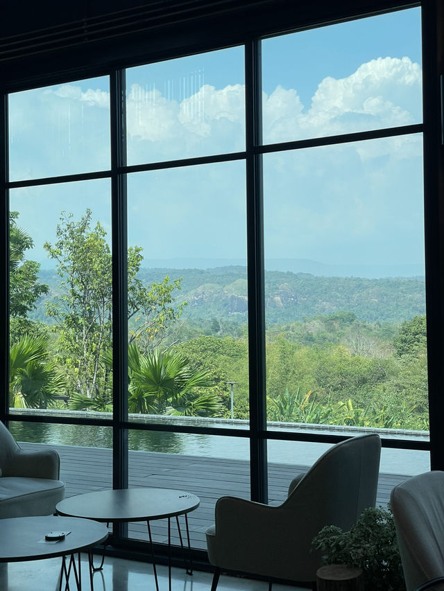 คาเฟ่วิวเขา นครนายก 🌳🏔️