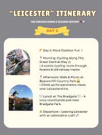 Leicester itinerary 