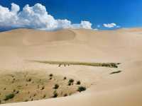 Sustainable Adventure at Khongor Sand Dunes, Mongolia