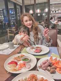 親子旅遊推薦【台南大員皇冠假日酒店】榻榻米家庭房，游泳池 兒童遊戲間 Spa 三溫暖