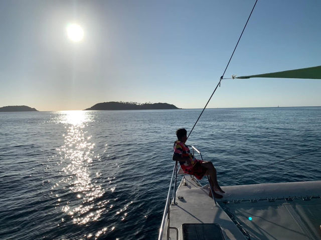 Golden hour in paradise—Phuket by yacht