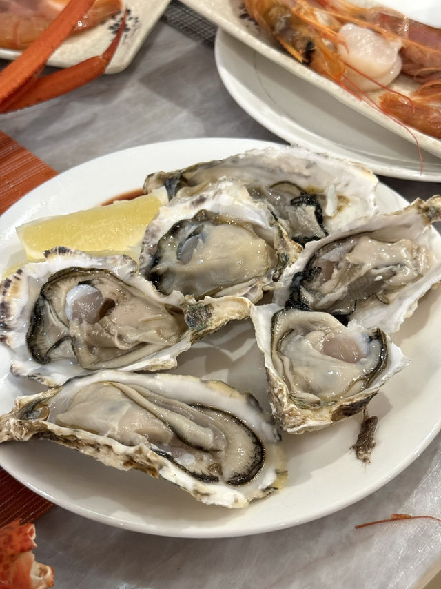沙田酒店西餐廳任食日本生蠔🦪日本和牛🐮