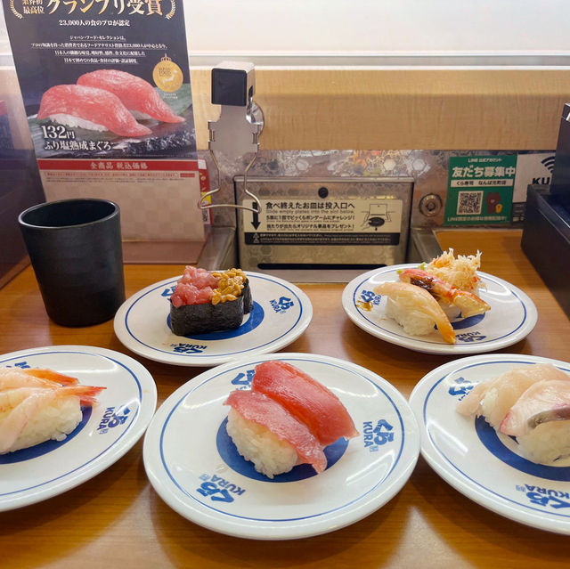 くら壽司｜132日圓的獲獎壽司，性價比超高！