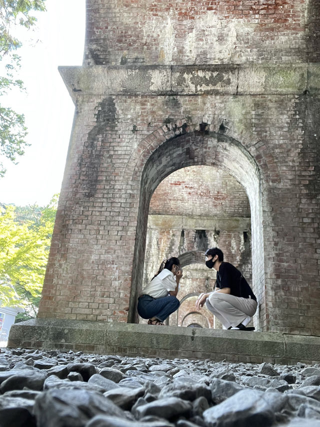 南禅寺の境内にあるひときわ存在感を放っている水路橋🧱🤩