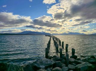 Historic Pier in Puerto Natales, Chile