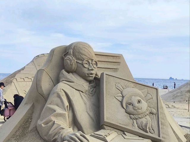 韓國 釜山 海雲台 沙雕展 壯觀精彩