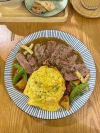 深水埗區牛肉眼咖喱日式蛋包飯推介@𠽌𠽌