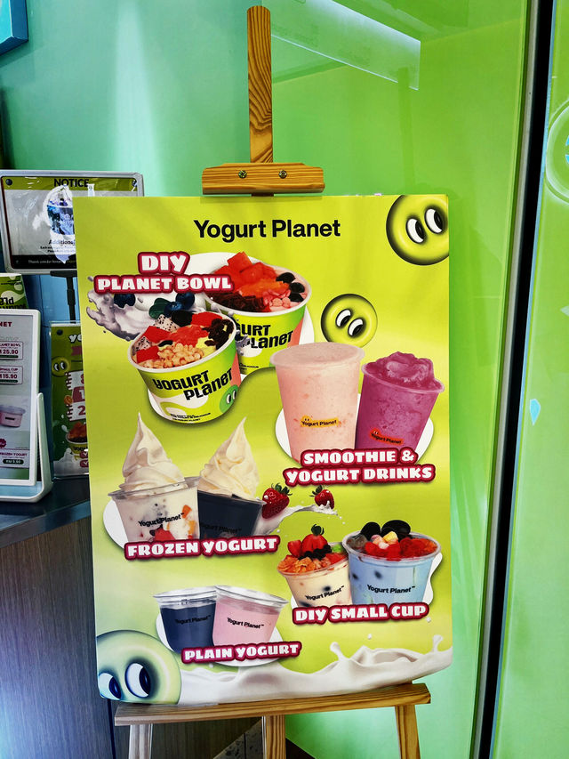 Yogurt Planet at Queensbay – Sweet Escape from the Heat!