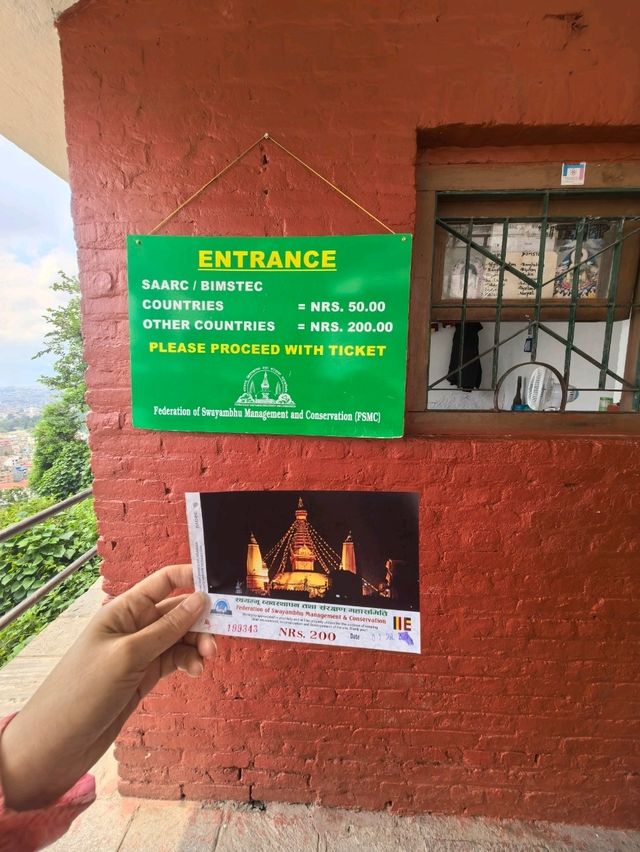 Monkey Temple, The Giant Dome famous stupa in Kathmandu
