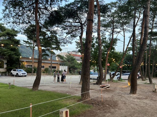 강변 야외 데이트