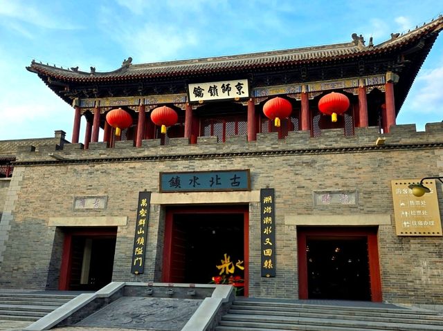 Jaw dropping Gubei Water Town ticketing office