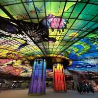 🌈✨ *Dome of Light (光之穹頂): The World’s Largest Glass Mosaic at Formosa Boulevard Station* 🚇🎨