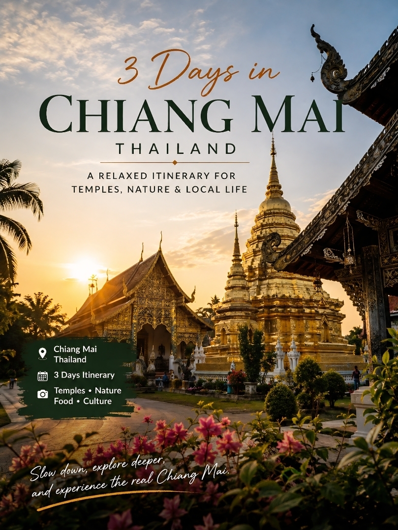 🇹🇭 3 Days in Chiang Mai | Slow Down and Experience Northern Thailand