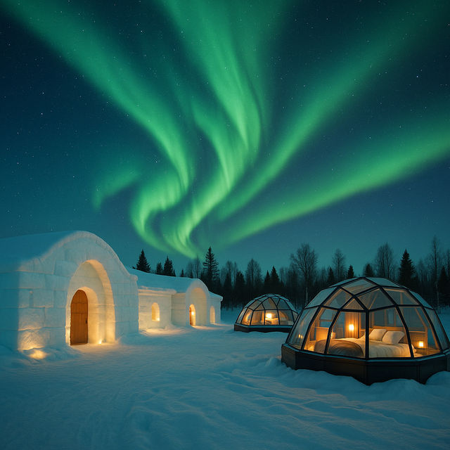 Lapland – A Winter Wonderland Beyond Imagination ❄️🌌 Lapland – A Winter Wonderland Beyond Imagination ❄️🌌