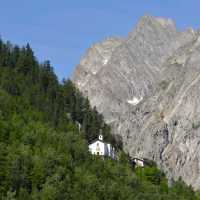 The highest mountain in the Alps 