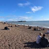 Brighton in a sunny Sunday 