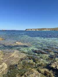 【在馬爾他的海中心，blue lagoon! 駕駛着小型噴射快艇Jet Ski ! 】