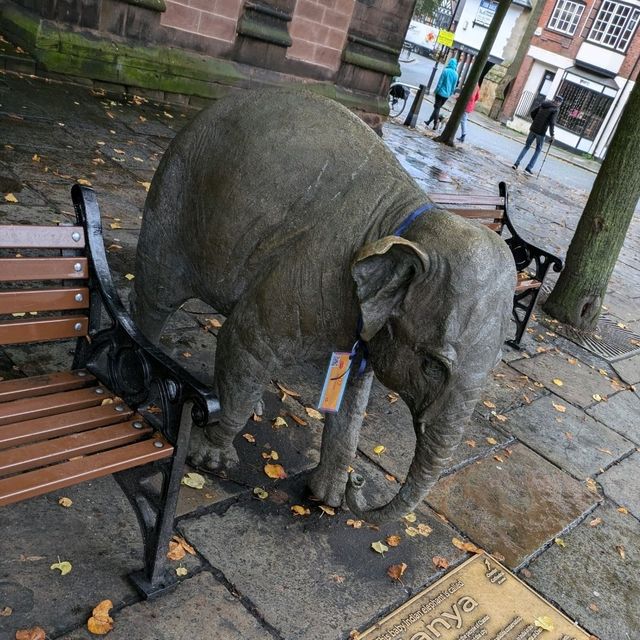 こじんまりとした城郭都市、チェスター