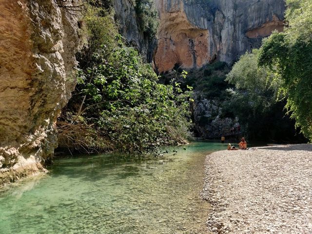 The passerelle of Alquezar