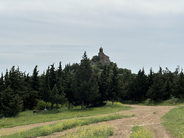 Quiet beautiful monastery in Tbilisi 