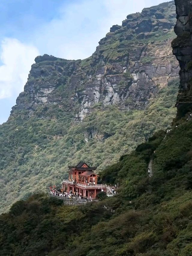 ⛰️ Fanjing Mountain – Sacred Peaks Above the Clouds