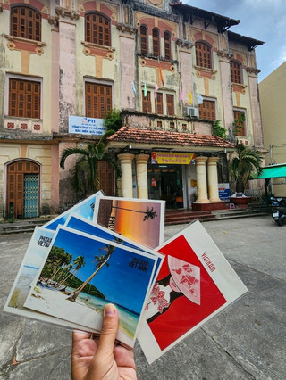 Phu Quoc Post Office: Old Facade and Postcard Ritual