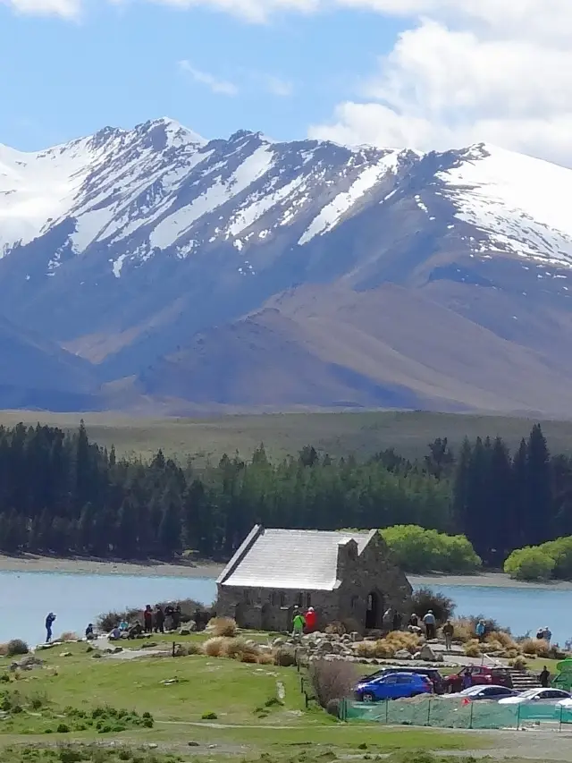 นิวซีแลนด์เกาะใต้: ทะเลสาบ Tekapo / โบสถ์ Good Shepherd