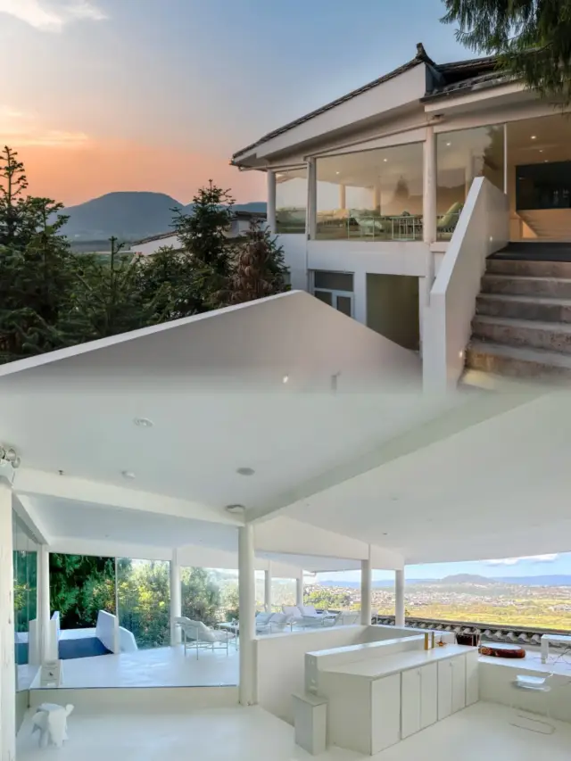 坐看600年火山群，這種感覺無與倫比，火山與設計的搭配，絕！