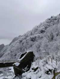 寶雞青峰峽走起，雪景美滴很美滴很