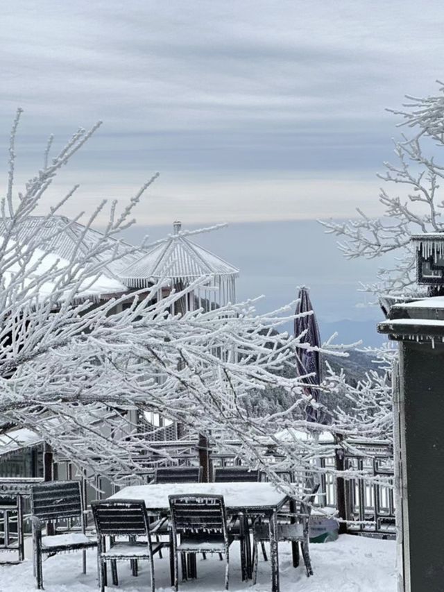 庐山絕美雪景民宿是哪個仙女還不知道