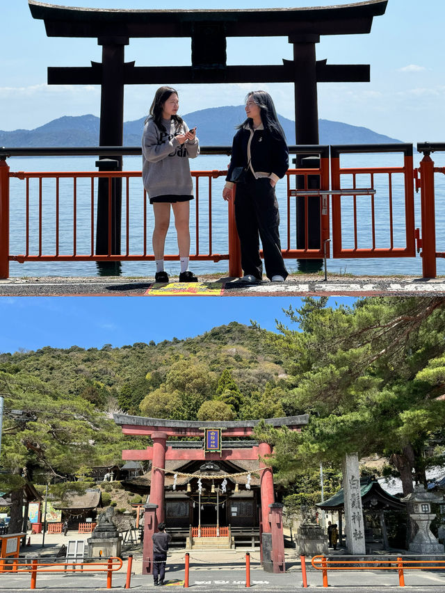 打卡賀喜最古老的水中鳥居白鬚神社