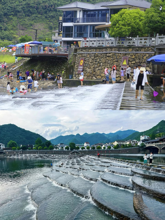 浙江龍鱗壩|疊式堰壩，造型獨特，美輪美奐!