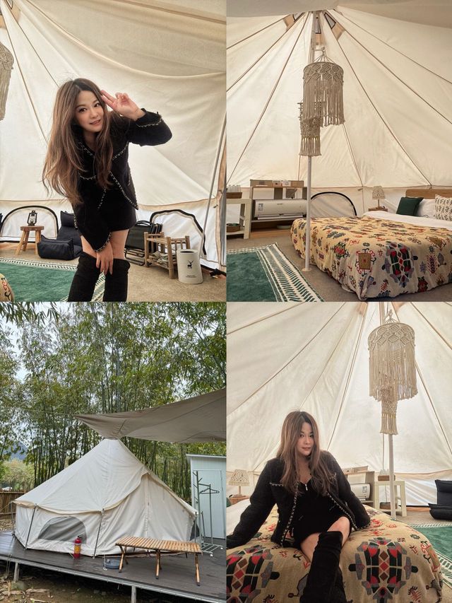 住進竹林裡擁有整片竹林星空。