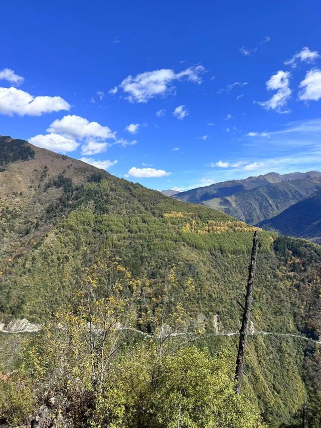 深秋的四姑娘山。