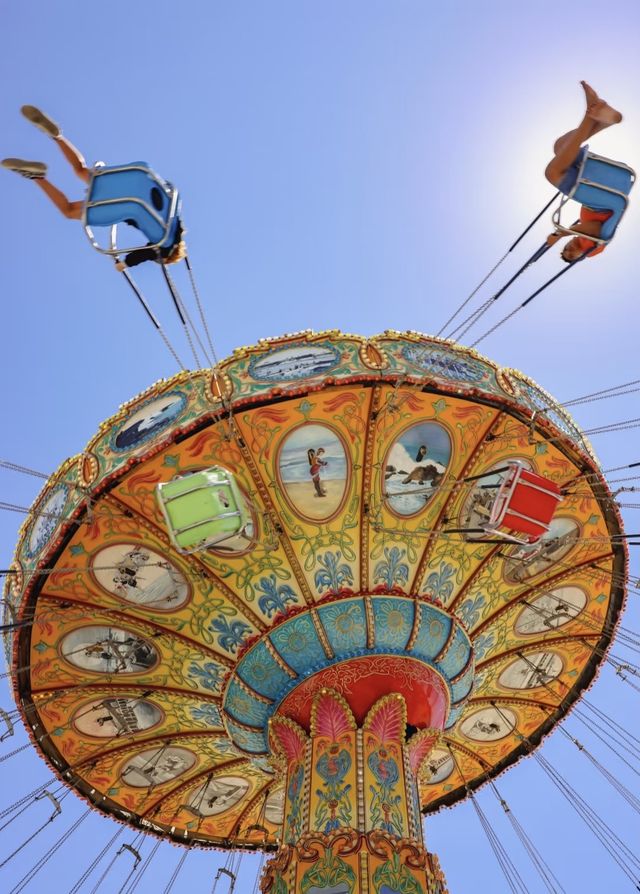 『Santa Cruz Boardwalk 』夏日海邊樂園。