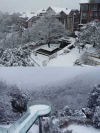 峨眉山小住，泡湯賞雪進行時