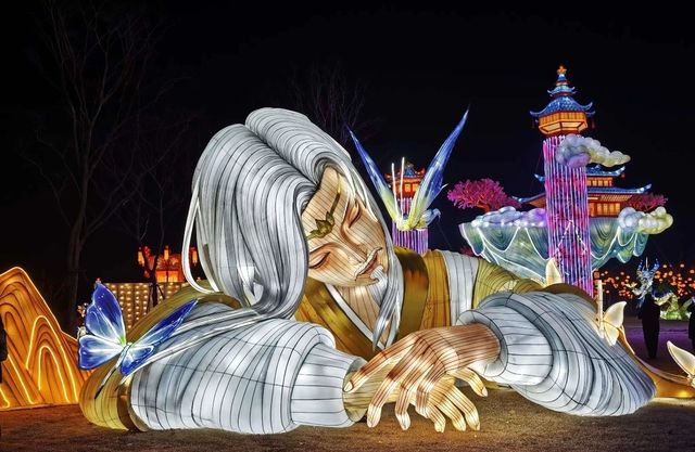 阜陽潁州西湖煙花燈光秀  你去了嗎