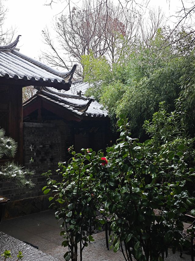 千山暮雪（春日雪景）