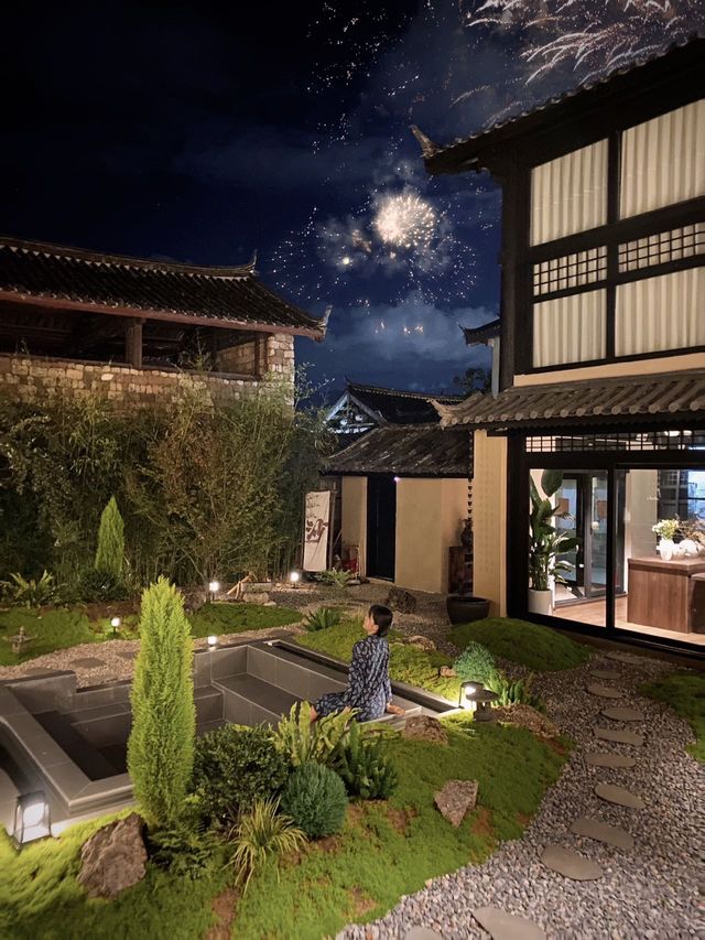 白沙古鎮將浪漫私有化嘅國風庭院