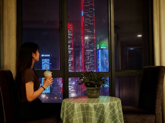 姐妹們，這個金融城夜景簡直絕絕子