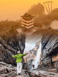 河南雲臺山｜4億年地質奇觀，王維詩裡的神仙峽谷