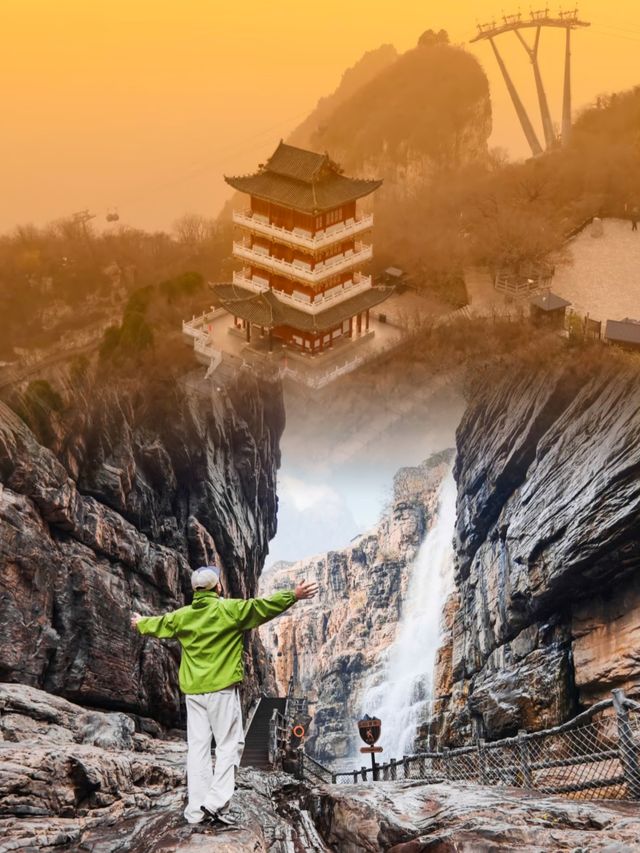 河南雲臺山｜4億年地質奇觀，王維詩裡的神仙峽谷