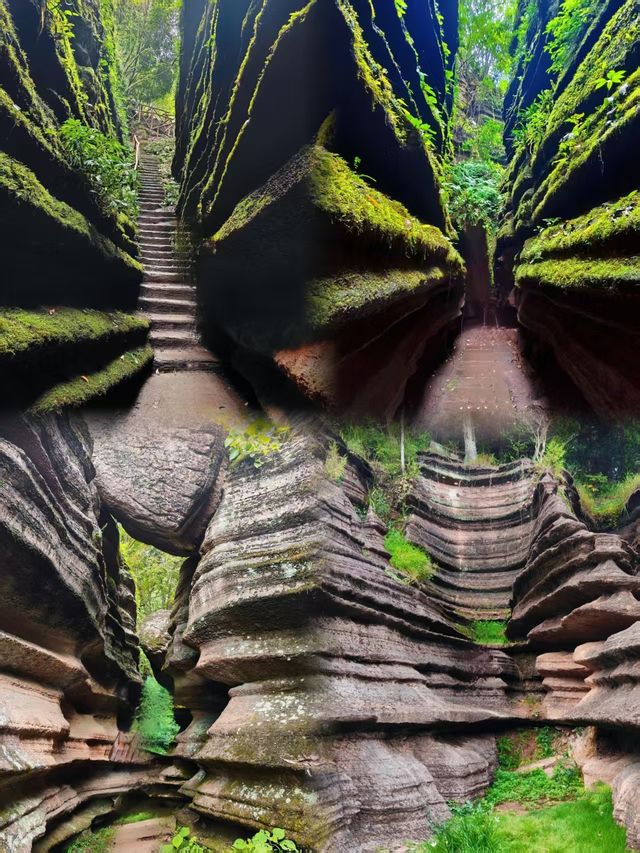 古丈紅石林——看四億年前海底奇觀 古丈紅石林——看四億年前海底奇觀