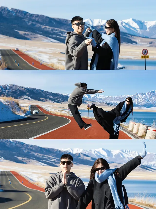 賽里木湖情侶照 賽里木湖情侶照