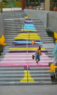 上海好拍的地方都是免費的聖誕條紋新快閃