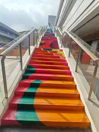 珠海新地標!旺角薈塗鴉彩繪樓梯