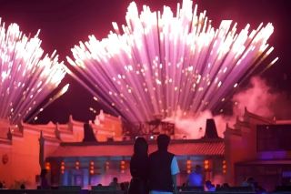 만재 고성 발렌타인데이 불꽃놀이 쇼