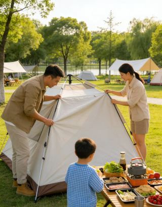 Qinhu Park, Jiaxing · Complete Guide to Barbecue and Camping